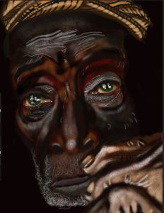 Looking into the eyes of wisdom