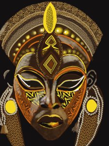 Eyes of the gilded spirit