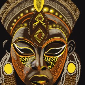 Eyes of the gilded spirit